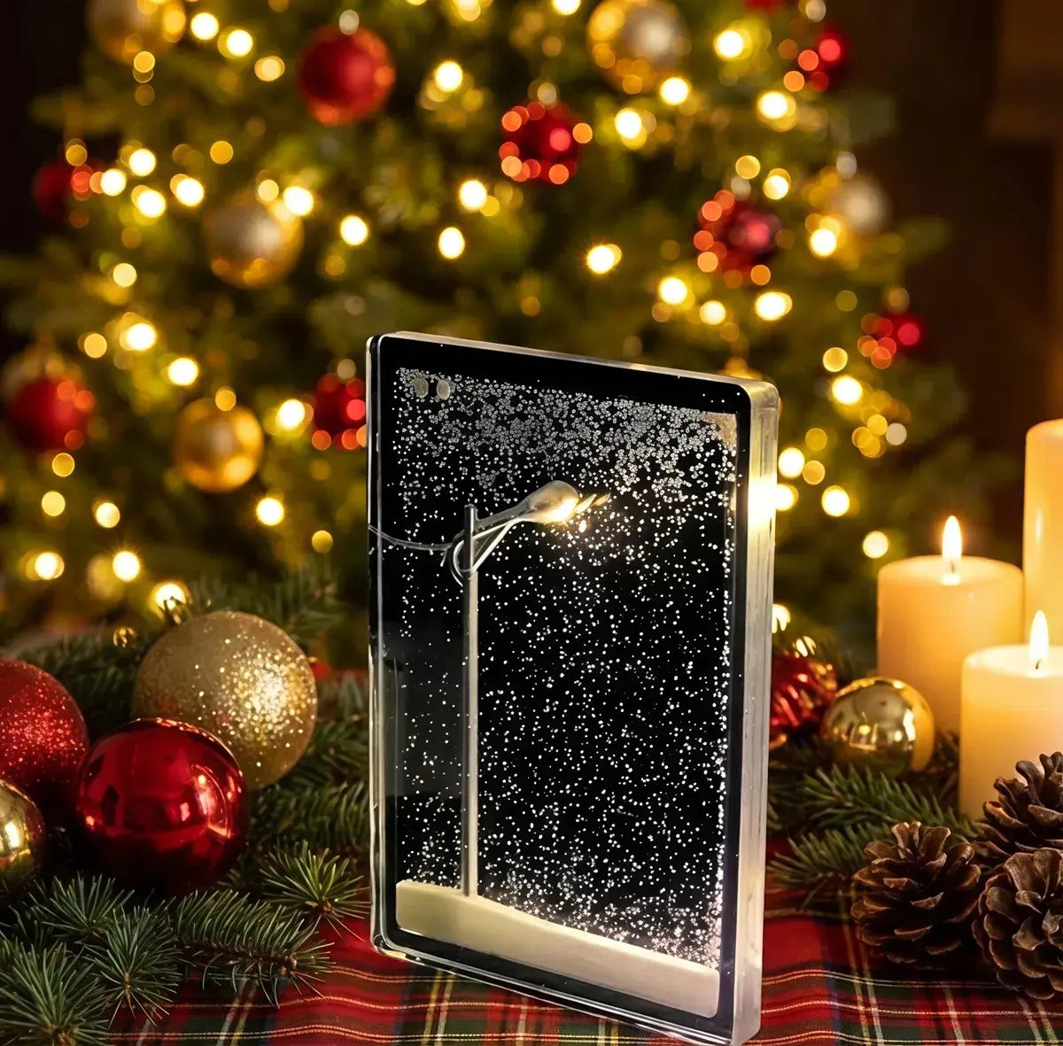Snowfall Street LED Night Lamp