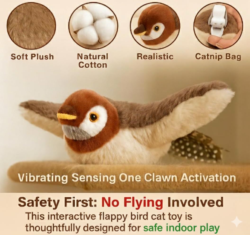 Flappy Bird Interactive Cat Toy