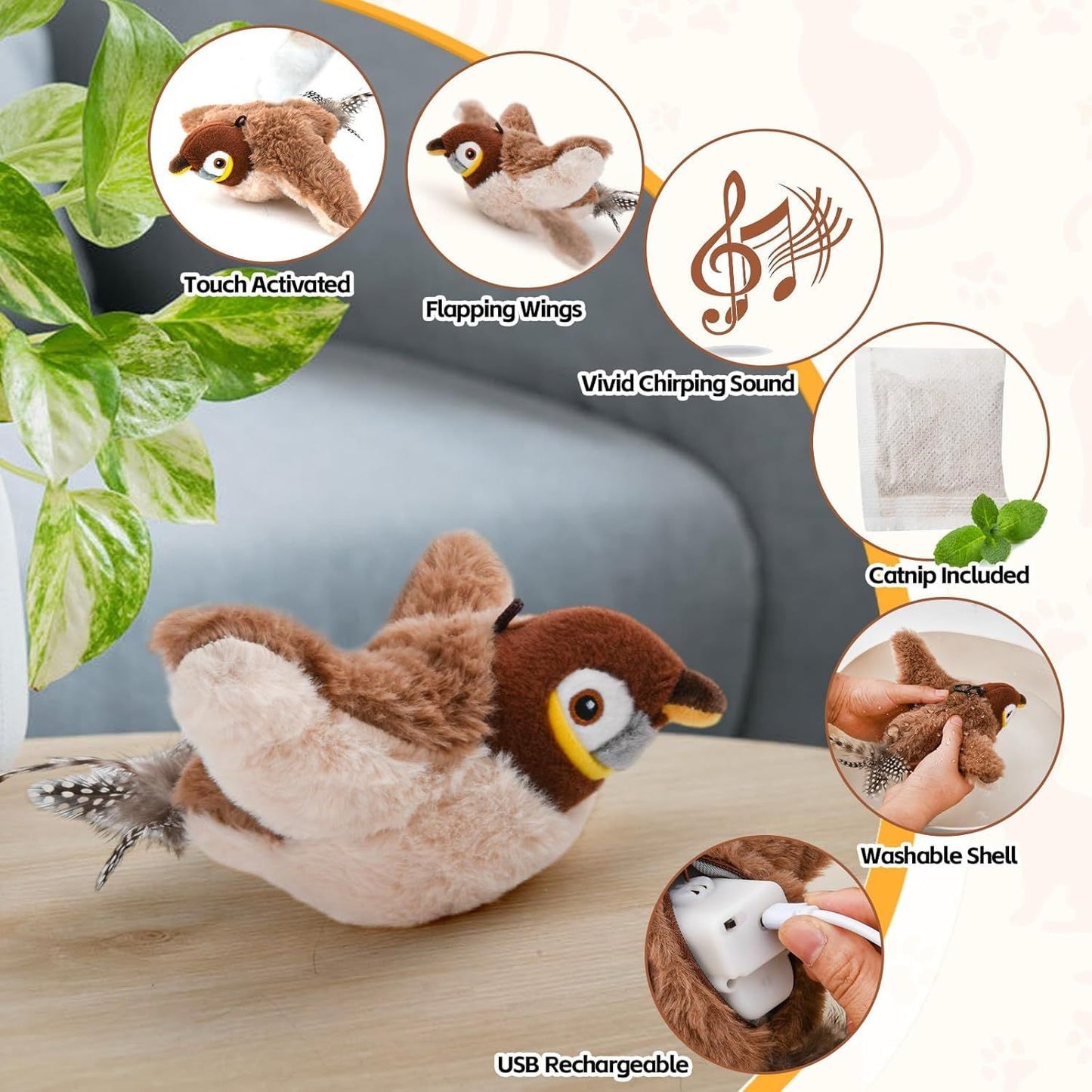 Flappy Bird Interactive Cat Toy