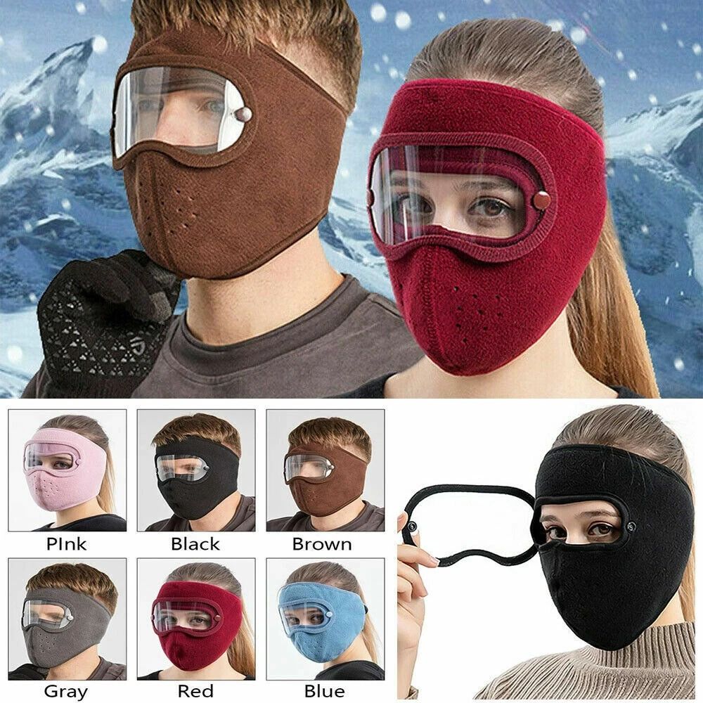 Thermal Face Mask with Anti-Fog Shield