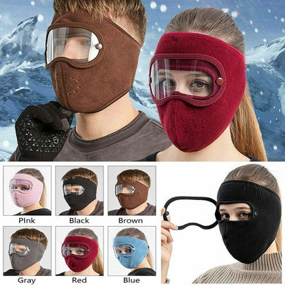 Thermal Face Mask with Anti-Fog Shield