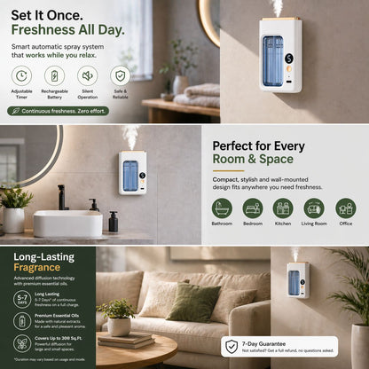 Automatic Aromatherapy Diffuser - Essential Oil