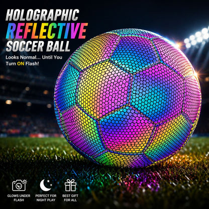 Holographic Reflective Soccer Ball