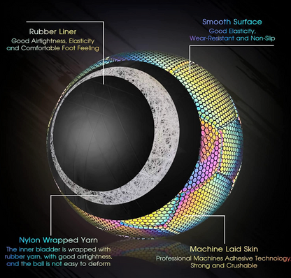 Holographic Reflective Soccer Ball