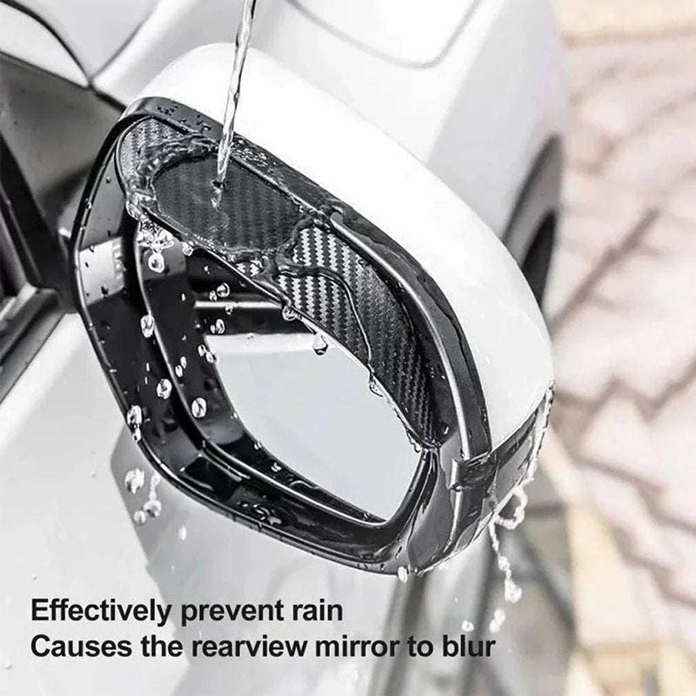 Carbon Fiber Rearview Mirror Rain Cover