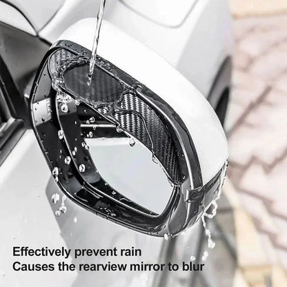 Carbon Fiber Rearview Mirror Rain Cover