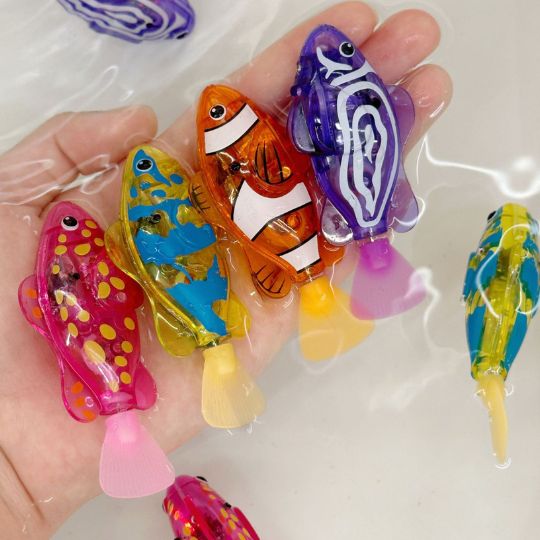 AquaGlow™ LED Swimming Robot Fish Toy