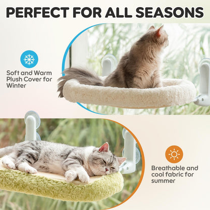Foldable Cat Window Padded Perch