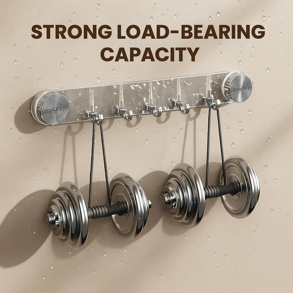 Wall-Mounted Suction Hook Rack