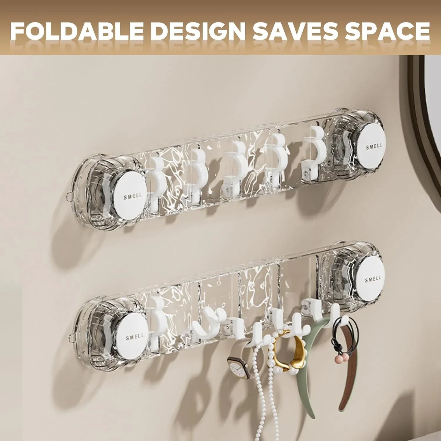 Wall-Mounted Suction Hook Rack