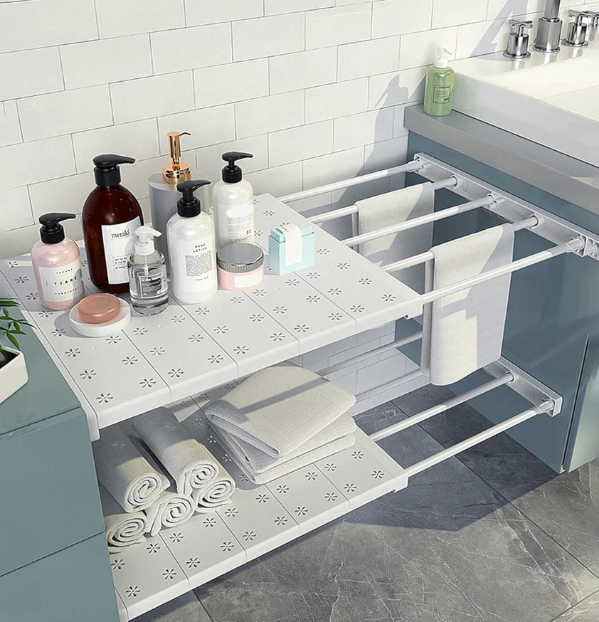 Extendable Wardrobe Shelf Organizer