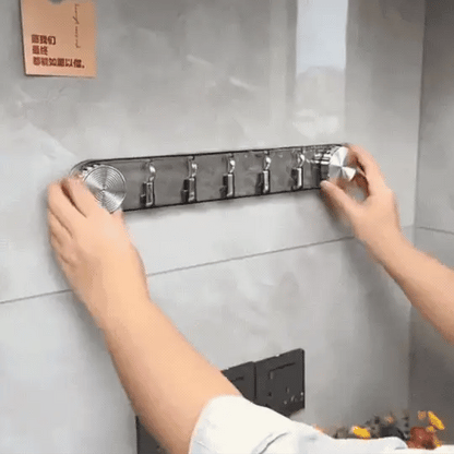 Wall-Mounted Suction Hook Rack