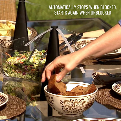 Automatic Portable Food-Safe Fly Repellent Fan